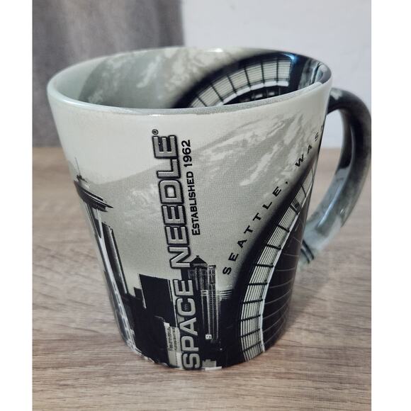Unbranded Other - Washington Space Needle Mug Cup Seattle Black Gray Travel Keepsake Architecture